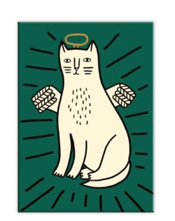 Gemma Correll Blessed Cat Rectangle  Magnet