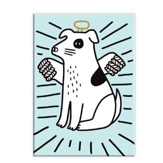 Gemma Correll Dog Big Magnet 2.25" Blessed Dog