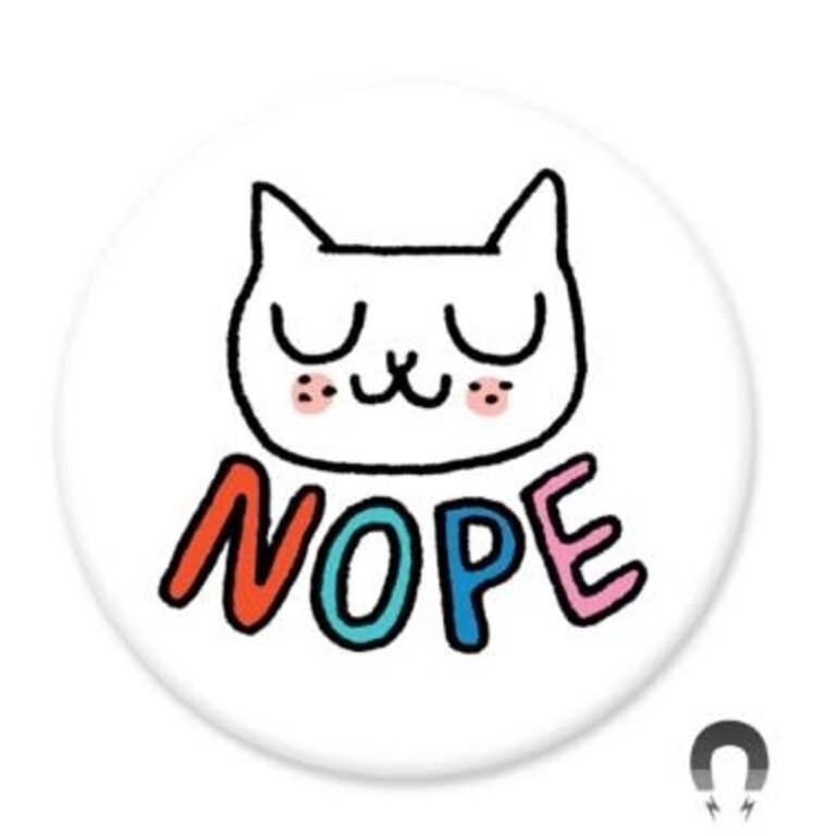Gemma Correll Cattitude Big Magnet 2.25"
