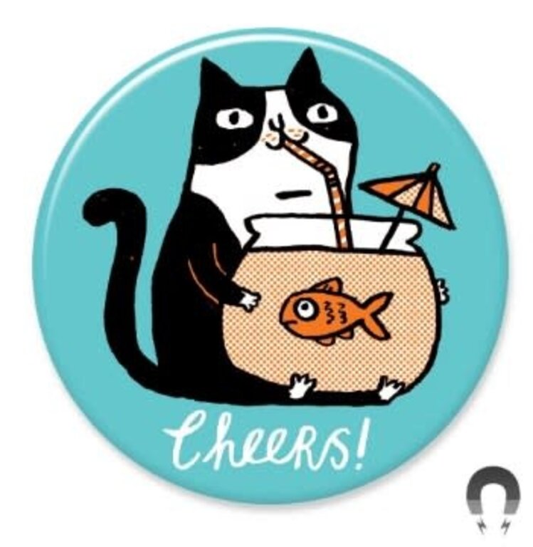 Gemma Correll Cattitude Big Magnet 2.25"