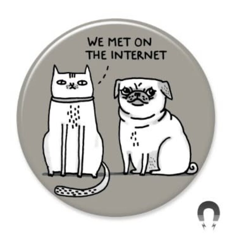 Gemma Correll Cattitude Big Magnet 2.25"