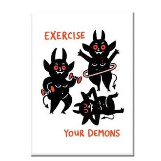 Gemma Correll Spooky Rectangle Magnet