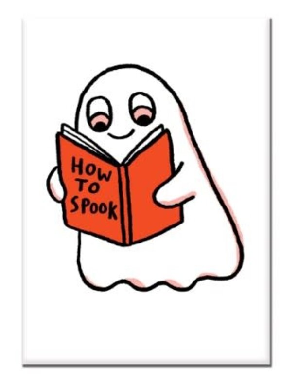 Gemma Correll Spooky Rectangle Magnet