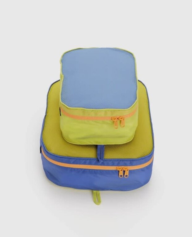 Ellen Van Der Laan Baggu Packing Cube Set Mesh Sunny Set