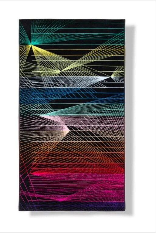 Liz Collins Beach Towel “FERIA” By Liz Collins - XL 100% Cotton