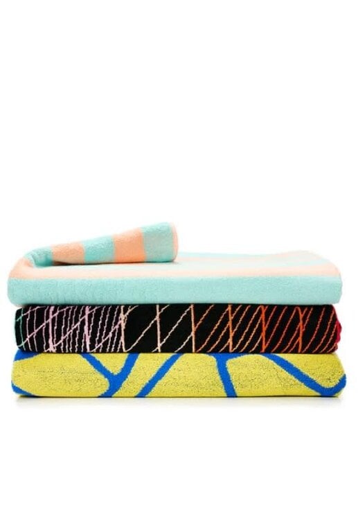 Liz Collins Beach Towel “FERIA” By Liz Collins - XL 100% Cotton