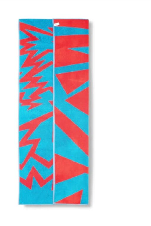 Liz Collins Beach Towel ""Cracked"" by Liz Collins - XL 100% Cotton Design by Liz Collins