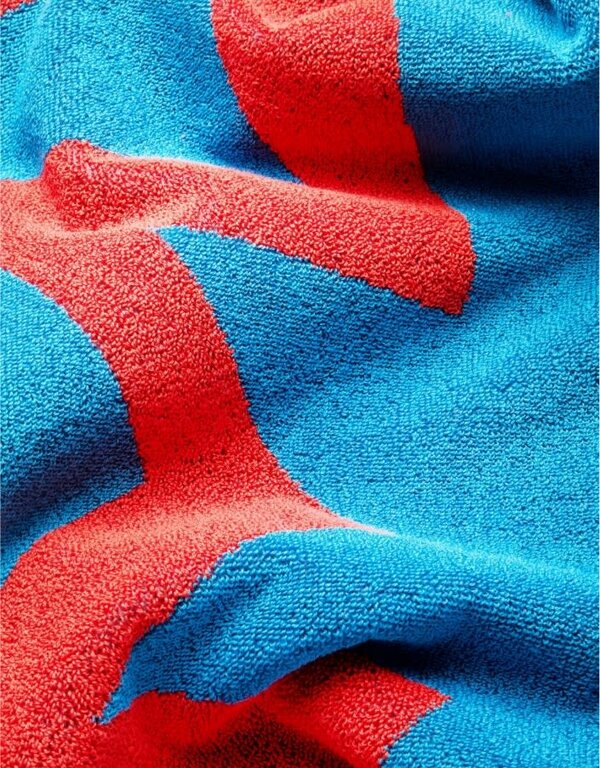 Liz Collins Beach Towel ""Cracked"" by Liz Collins - XL 100% Cotton Design by Liz Collins