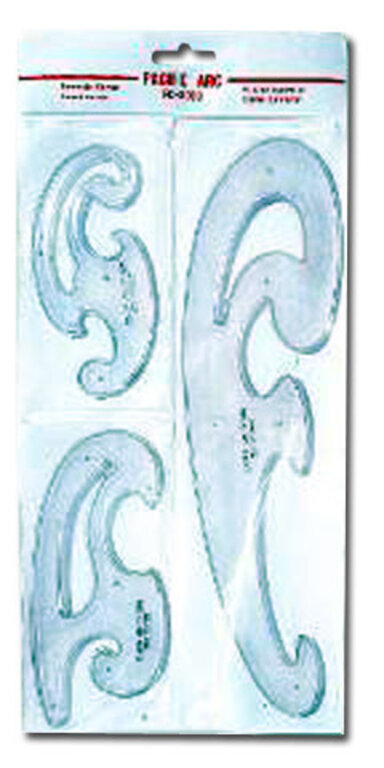 Pacific Arc Art Alternatives French Curve Set