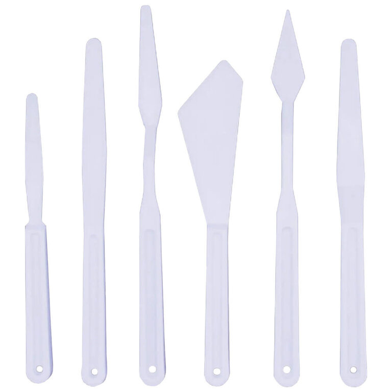Royal & Langnickel Art Alternatives Plastic Painting Knife Set, 5-Piece