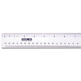 Pacific Arc Acrylic Ruler 12"