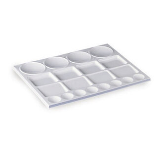 Jack Richeson Plastic Palette Tray Rectangular 20 Wells