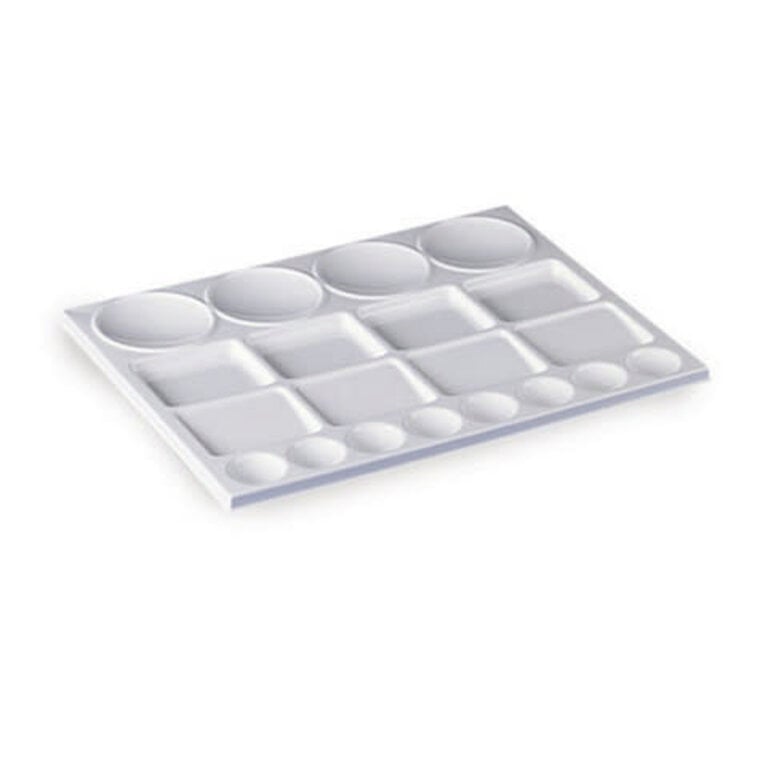 Jack Richeson Jack Richeson Plastic Palette Tray Rectangular 20 Wells