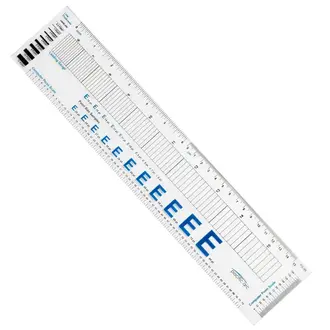 Pacific Arc Clear Graphic Arts Combo Ruler 12"
