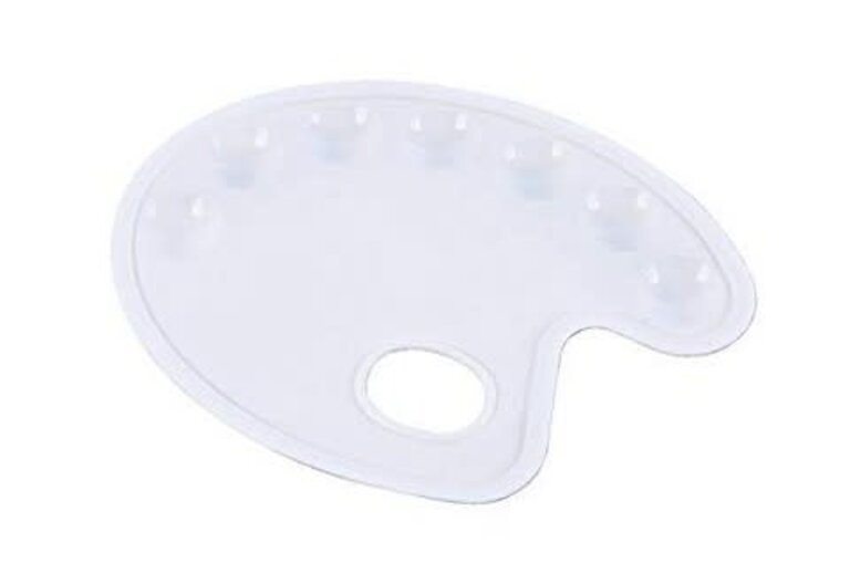 Jack Richeson Jack Richeson Oval Plastic Palette 7 Well