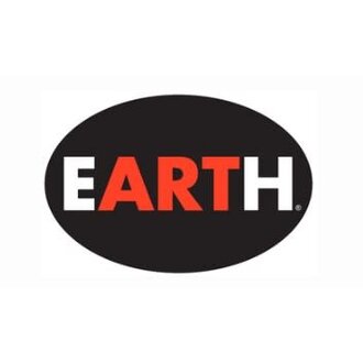 Earth Sticker Vinyl Oval Earth Sticker 4x6