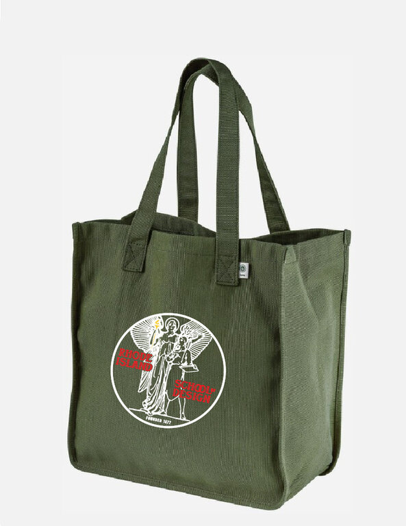 RISD Athena Hemp Market Tote Bag