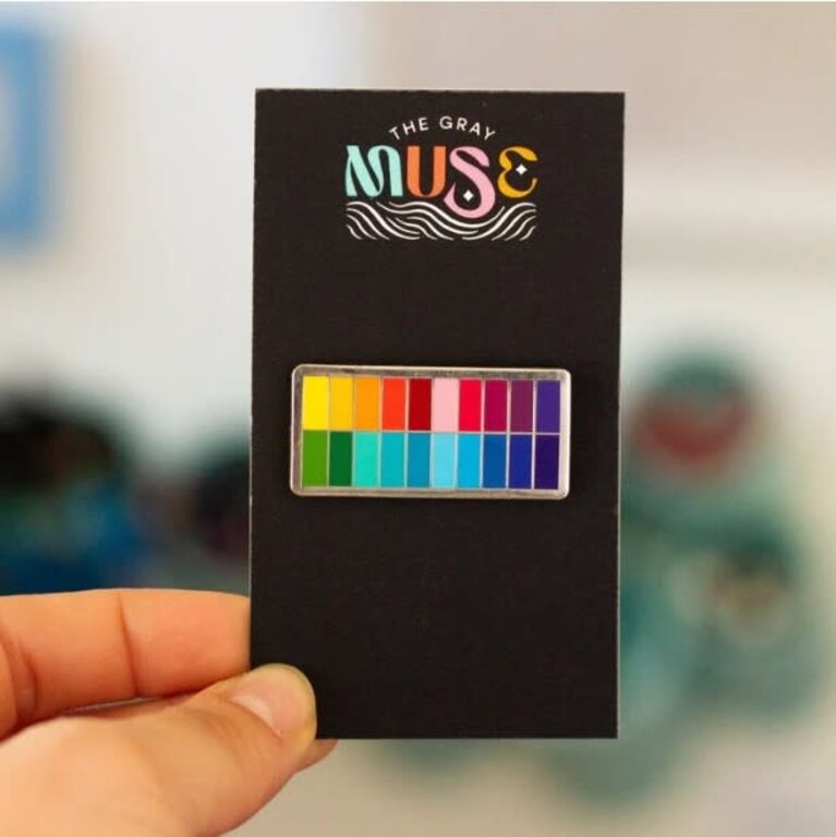 The Gray Muse Art Enamel Pin