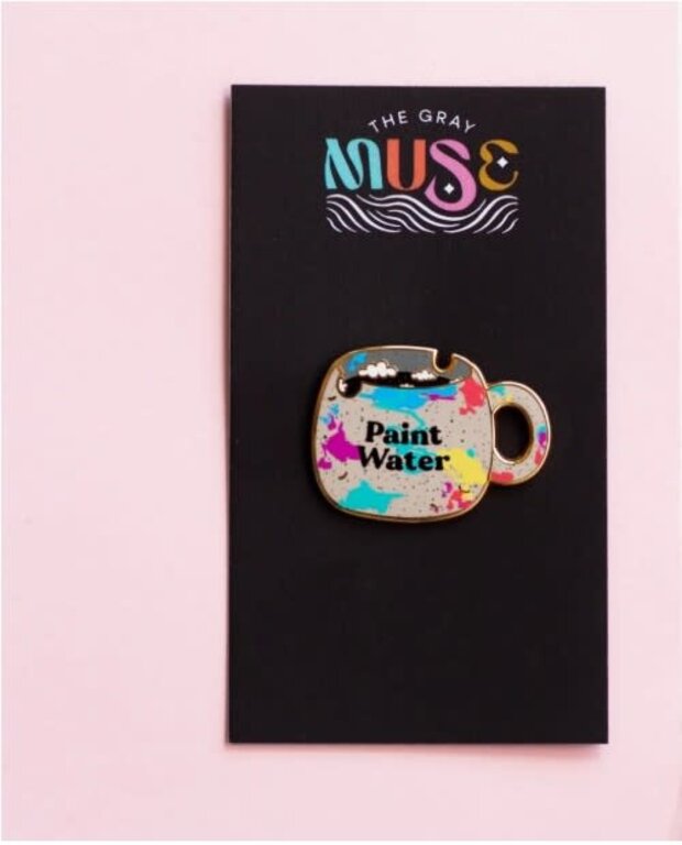 The Grey Muse Art Enamel Pin