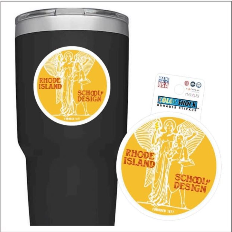 RISD Athena Durable Sticker 3"