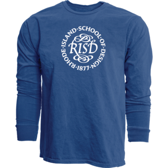 Blue 84 Medallion Dyed Long Sleeve T-shirt 100% Cotton