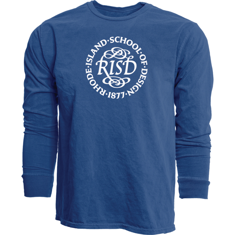 Blue 84 Medallion Dyed Long Sleeve T-shirt 100% Cotton