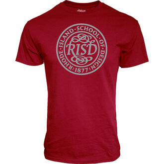 RISD RISD Seal Short Sleeve Tshirt Cardinal/Gray XXL