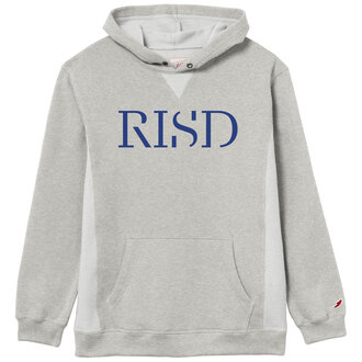 League Reverse Fleece Unixes Hood Applique Steel Grey