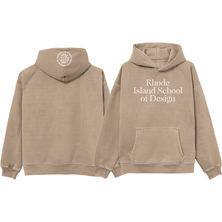 LOCALE Men's Ember Pigment Dye Oversized Hood