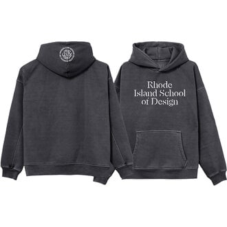 LOCALE Men's Ember Pigment Dye Oversized Hood