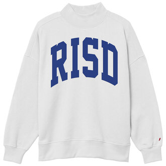 League Diana Mock Neck Sweatshirt Collegiate Applique