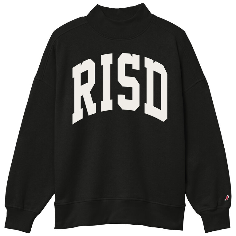 League Diana Mock Neck Sweatshirt collegiate Applique