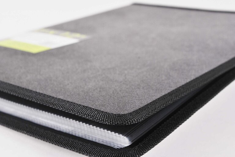 Filexec Art Presentation Book 8.5"x11" 24 Pages Black