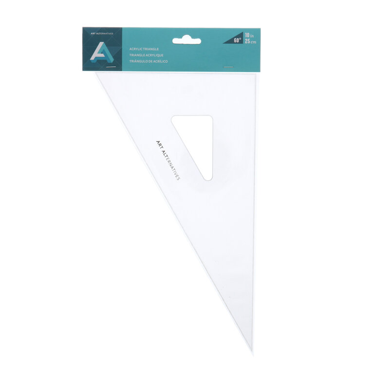 Pacific Arc Pacific Arc Acrylic Triangle 45 Degree 10"