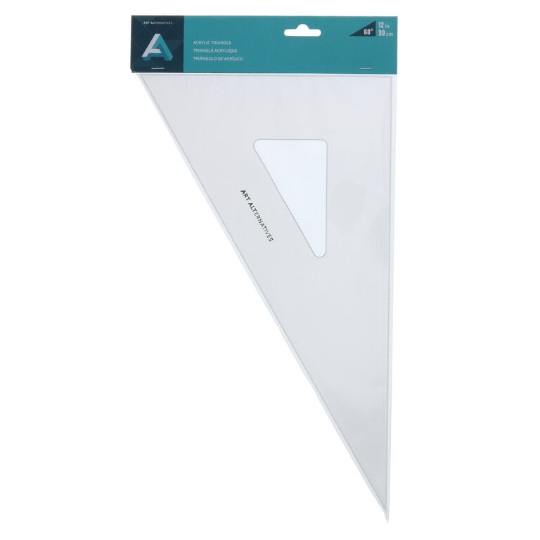 Pacific Arc Pacific Arc Acrylic Triangle 45 Degree 10"