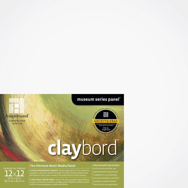 Ampersand Ampersand Claybord 11"x14" Cradled