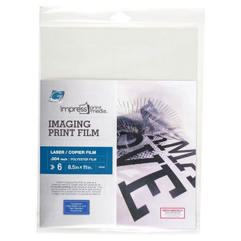 Grafix Grafix Imaging Print Film Laser/Copier 8.5"x11" 6 pack