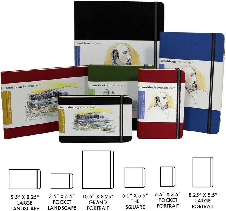 Global Art Travelogue Drawng Book X-Large Portrait 10.5"x8.25"