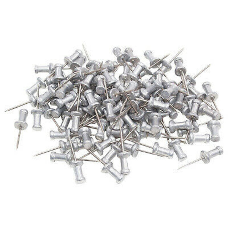 Advantus Push Pins Aluminum 100 Pack