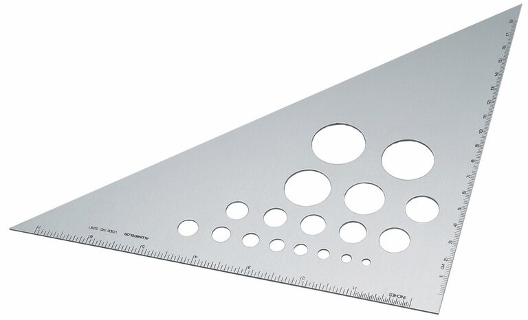 Alumicolor Alumicolor Aluminum Triangle 45/90 Degree