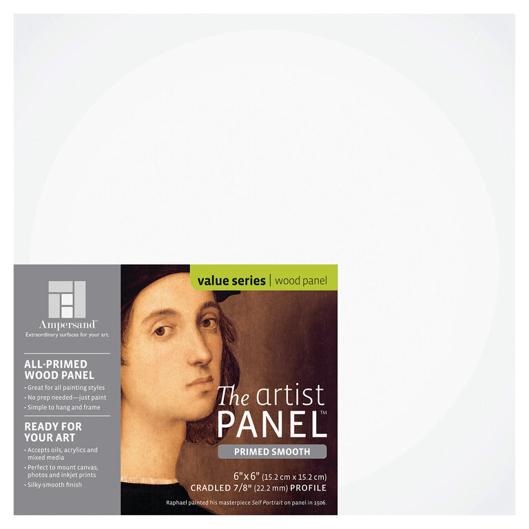 Ampersand Artist's Panel Primed Smooth Cradled 7/8" Profile