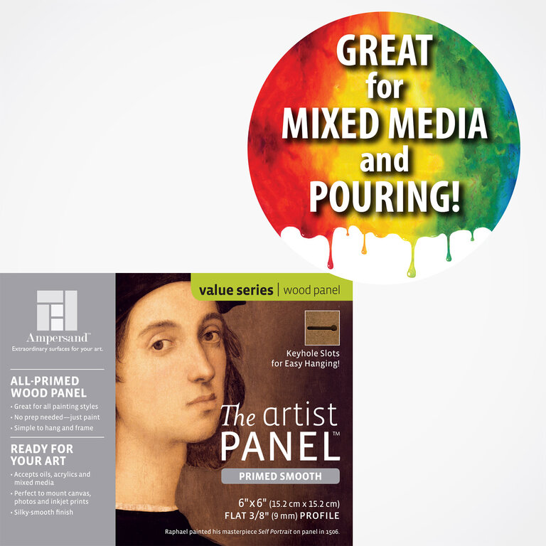 Ampersand Artist's Panel Primed Smooth Flat 3/8" Profile