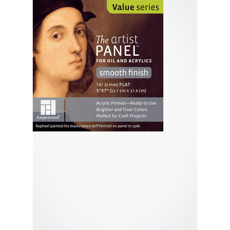 Ampersand Artist's Panel Primed Smooth Flat 1/8" Profile