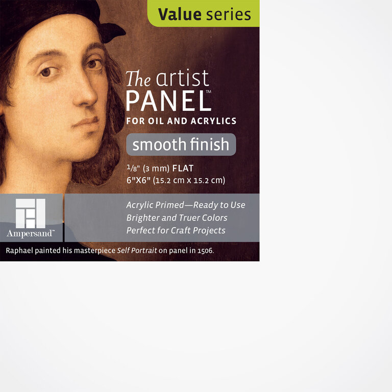 Ampersand Artist's Panel Primed Smooth Flat 1/8" Profile