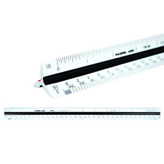 Pacific Arc Triangular Architecture Scale 12"