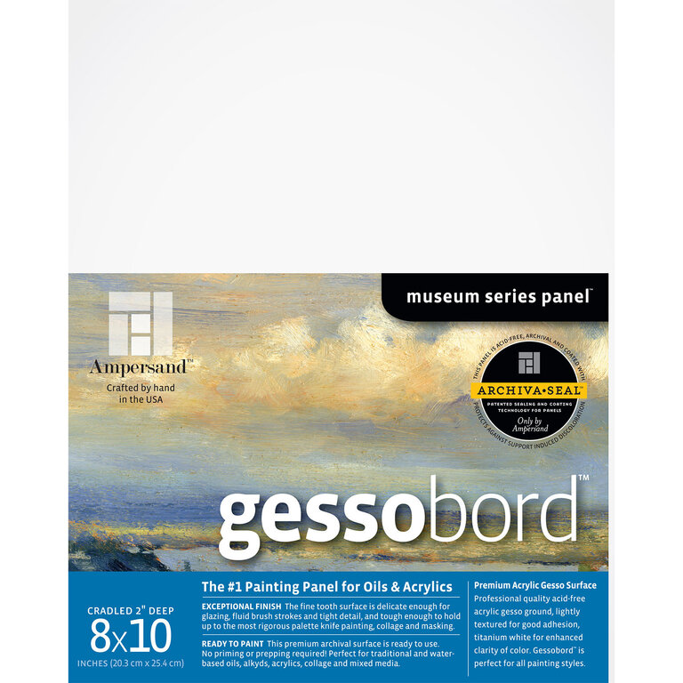 Ampersand Gessobord Cradled