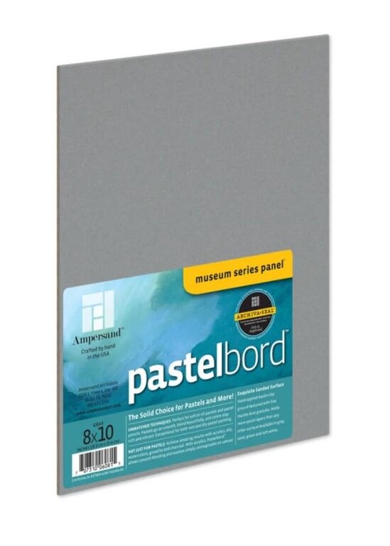 Ampersand Ampersand Pastelbord Gray 8"x10" Flat 1/8" Profile