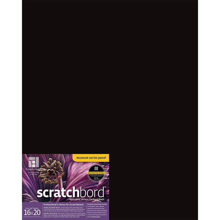 Ampersand Ampersand Scratchbord Black Flat 1/8" Profile