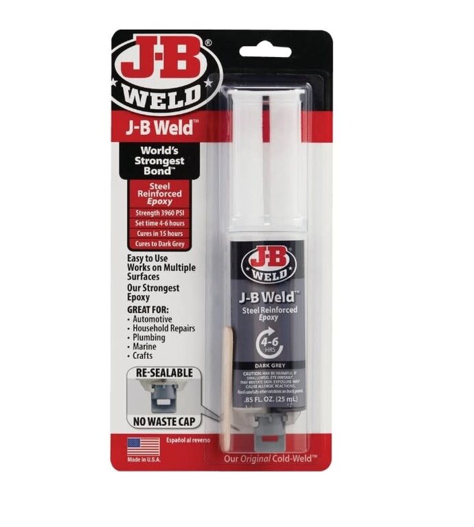 JB Weld J-B Weld Extra Strength Epoxy Syringes 0.85 oz