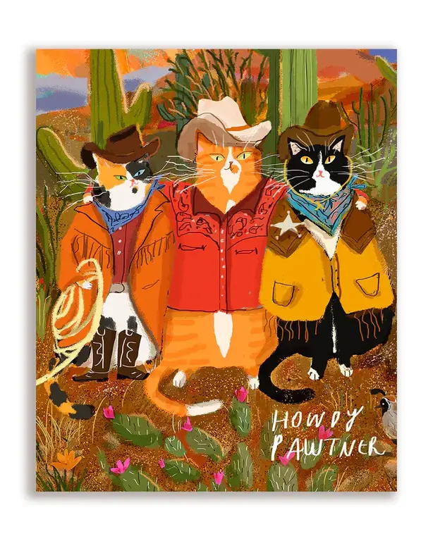 Jamie Shelman The Dancing Cat Card